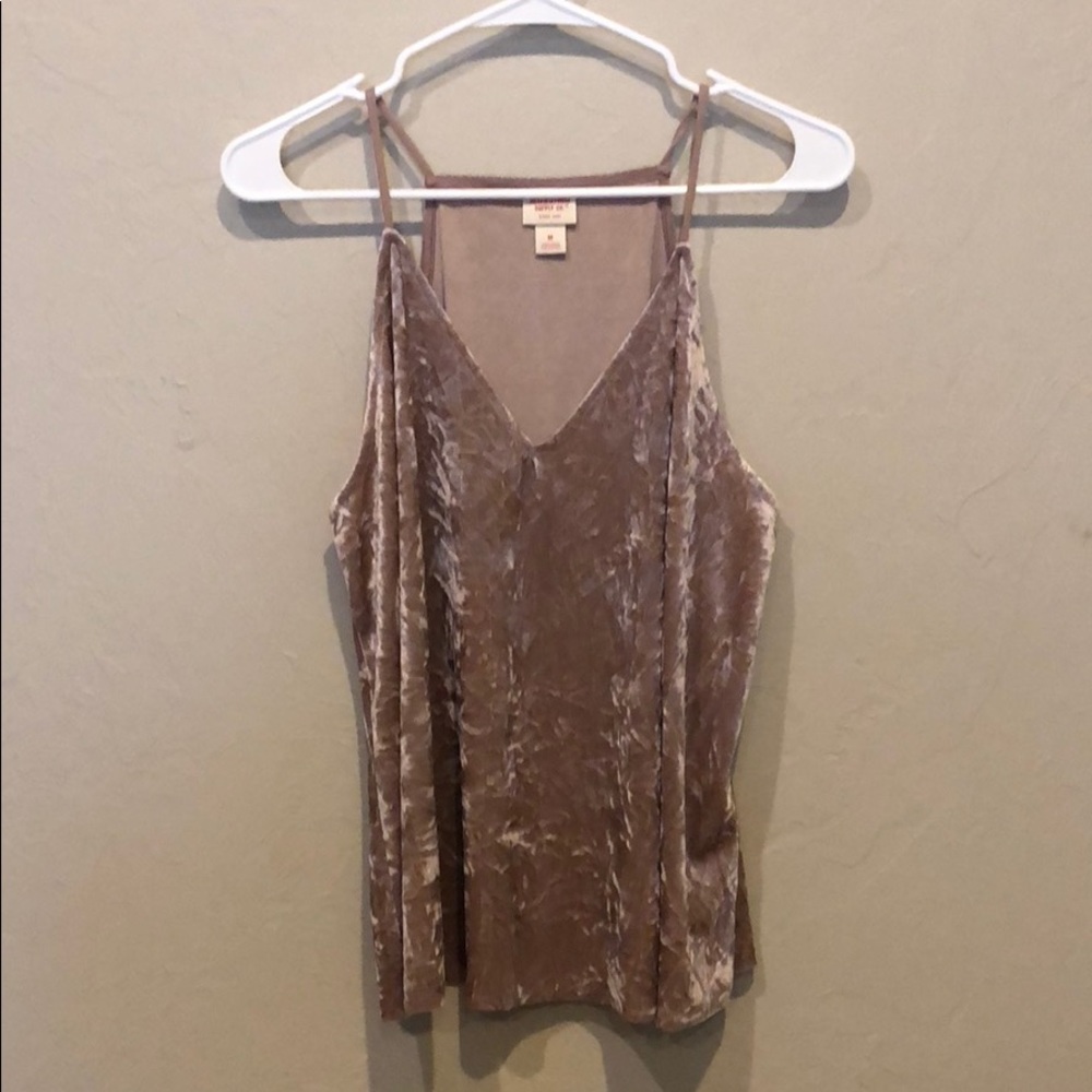 Mossimo velvet tank